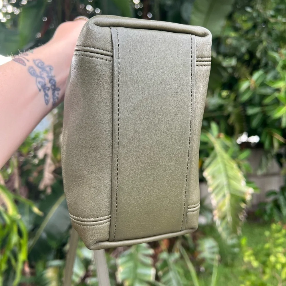 Vintage Coach Soho Small Flap Bag 4108 Loden Green Costa Rica 1998 Rare leather
